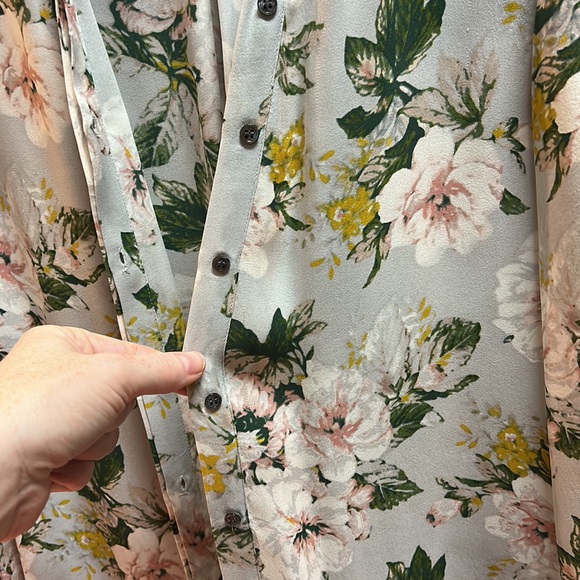 Joie Floral Silk Blouse - Picture 3 of 3
